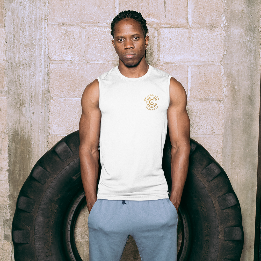 Golden Muscle Embroidered Shirt - Chaisaidor