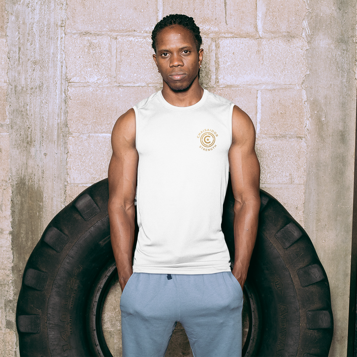 Golden Muscle Embroidered Shirt - Chaisaidor