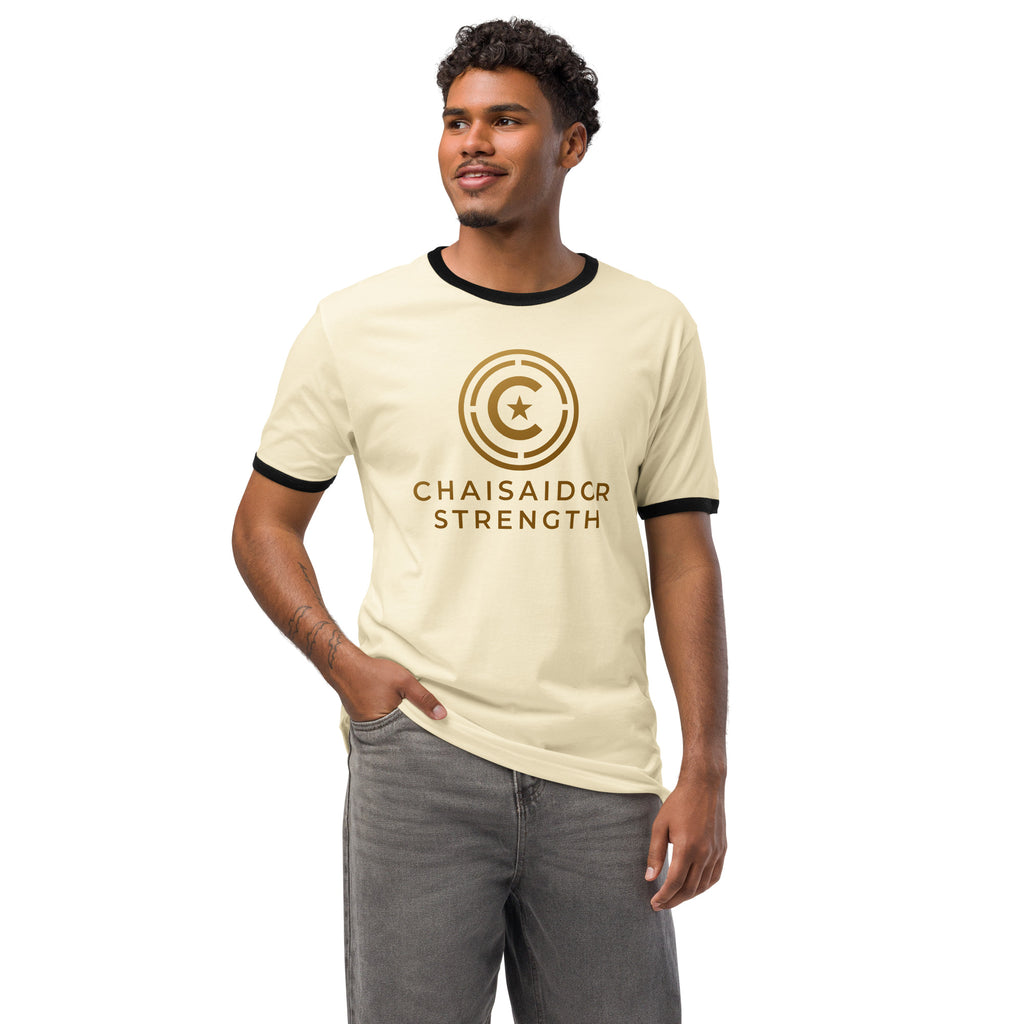 Golden Unisex Ringer T-shirt – Chaisaidor